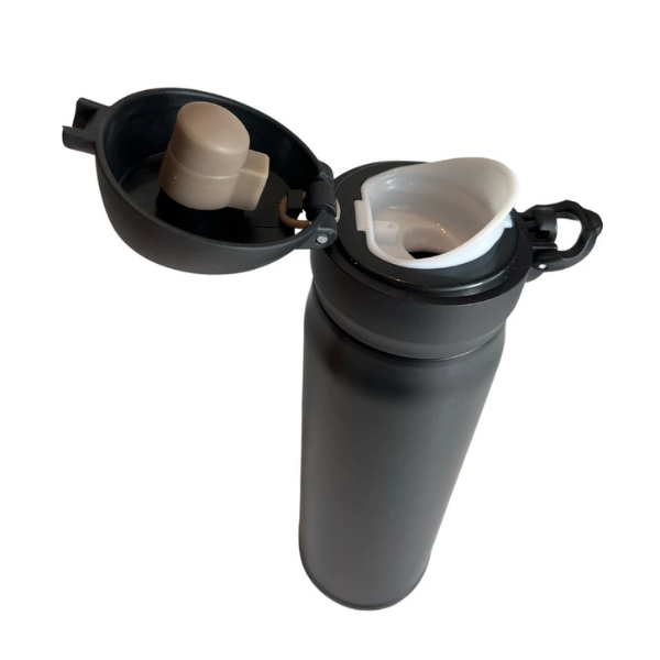 Garrafa de Metal Preta - 480 ML - Imagem 4