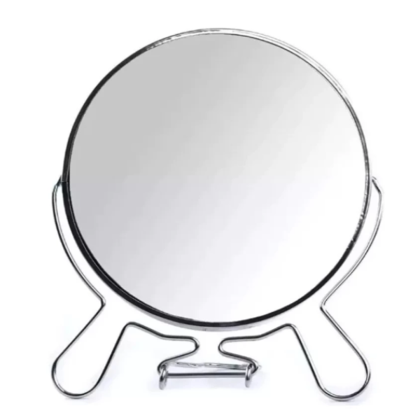 Espelho Dupla Face com Suporte Giratório