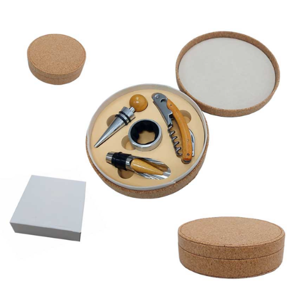 Kit de Abridor De Vinho Com - 4 peças - Imagem 3