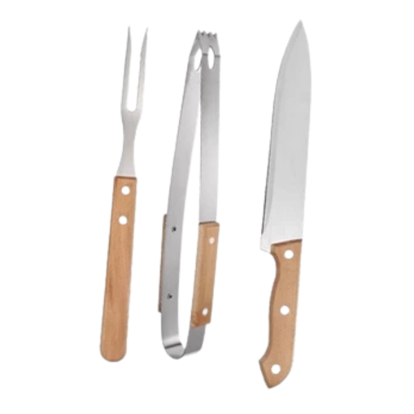 Kit de Churrasco com Estojo - 3 peças