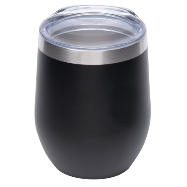 Caneca de Metal Preta - 340 ML