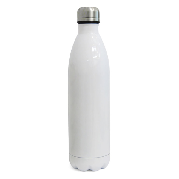 Garrafa de Metal Branca - 750 ML