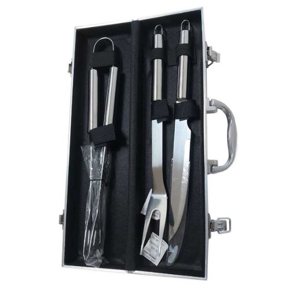 Kit de Churrasco com Maleta - 3 peças