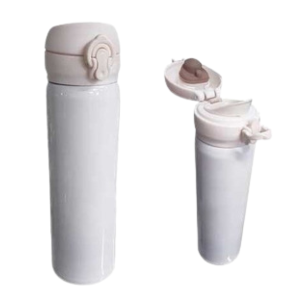 Garrafa de Metal Branca - 480 ML - Imagem 2